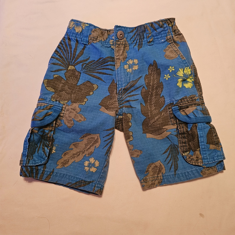 Gymboree Tropical Blue and Brown Shorts